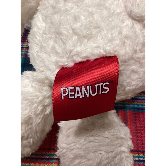 Snoopy Lambs & Ivy Plush Dog Plus Vintage Happy Birthday Ceramic Coffee Mug Pair - Picture 5 of 12